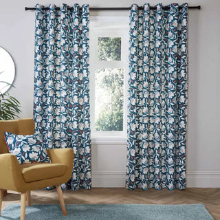 Teal Curtains
