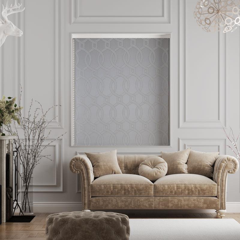 Aria Clay Made To Measure Roman Blind by Style Furnishings