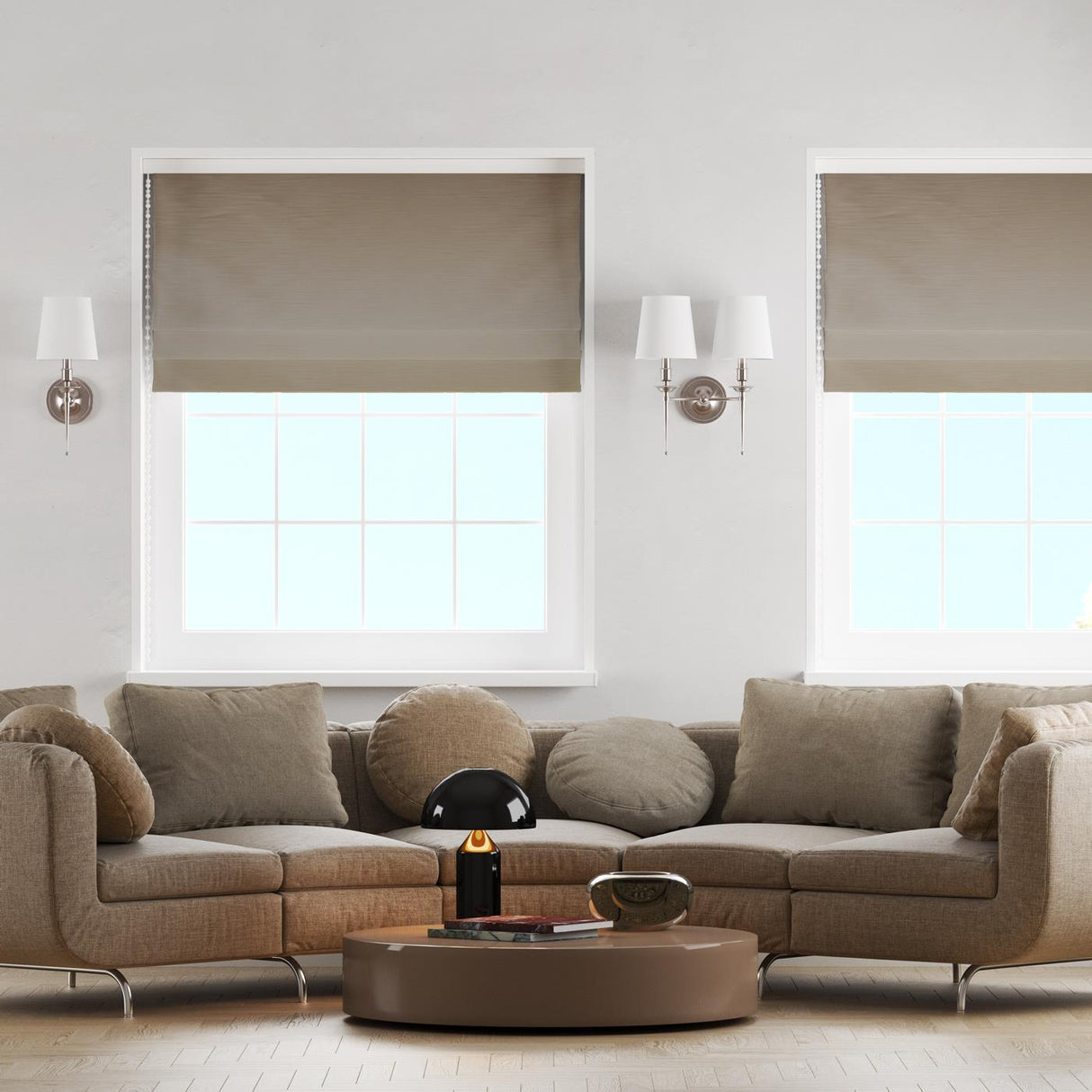 Lucida Antique Made To Measure Roman Blind by Style Furnishings