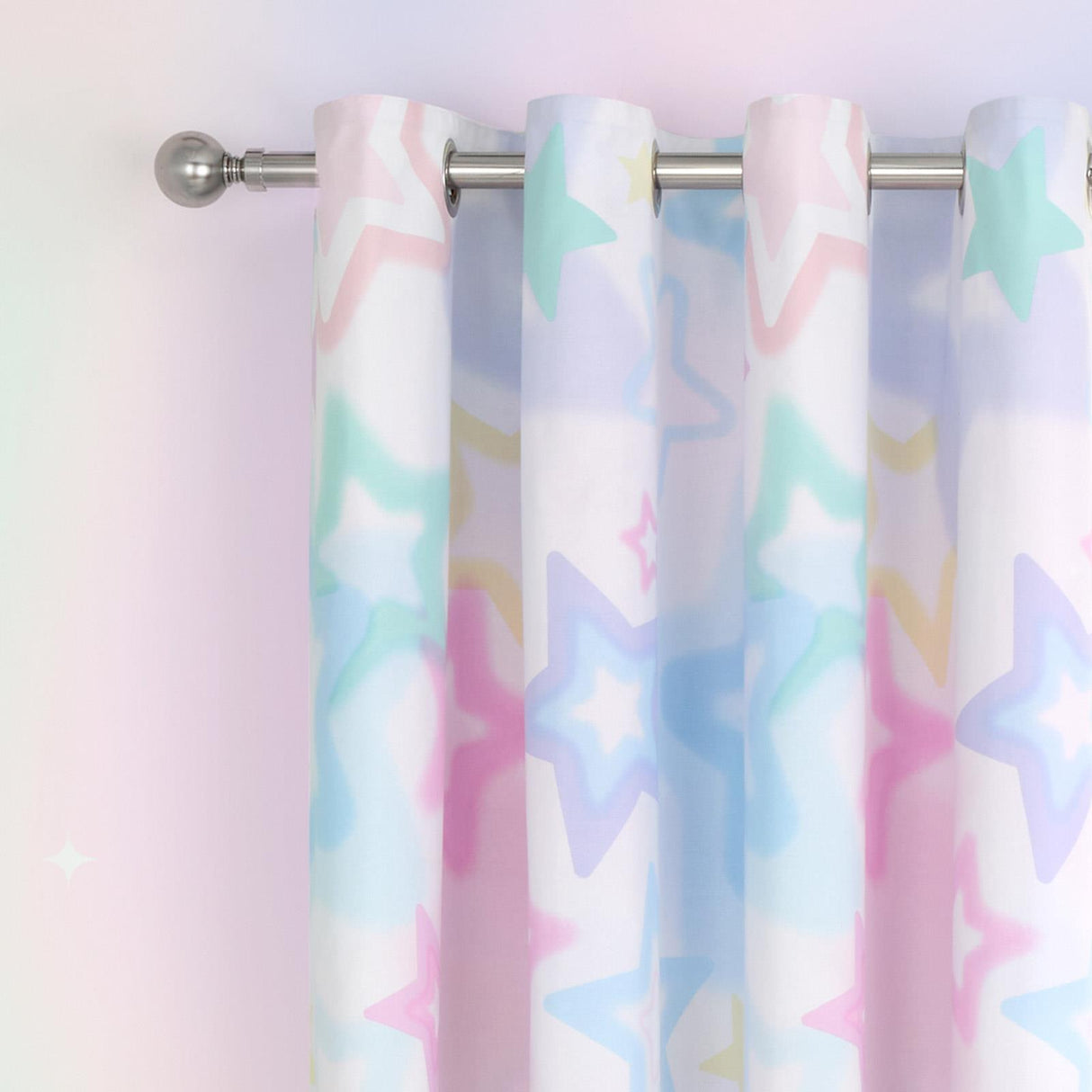 Ombre Stars Eyelet Curtains by Catherine Lansfield