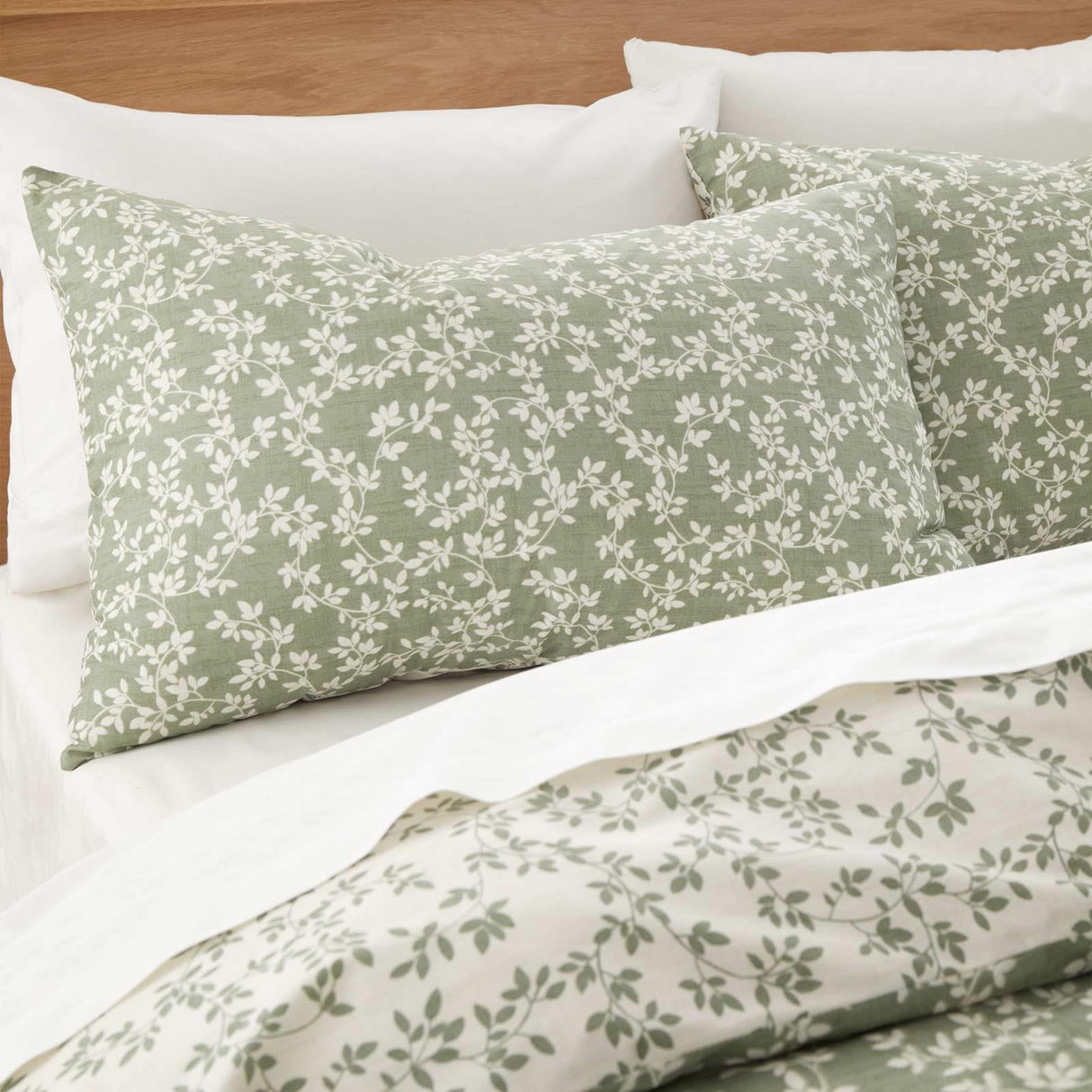 Shadow Leaves Duvet Cover Set by Bianca