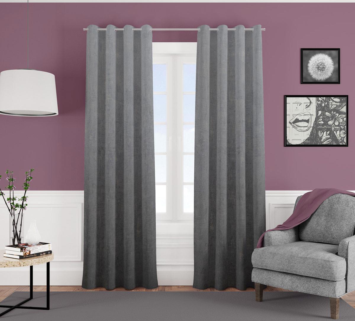 Heritage Steel Made To Measure Curtains by Style Furnishings