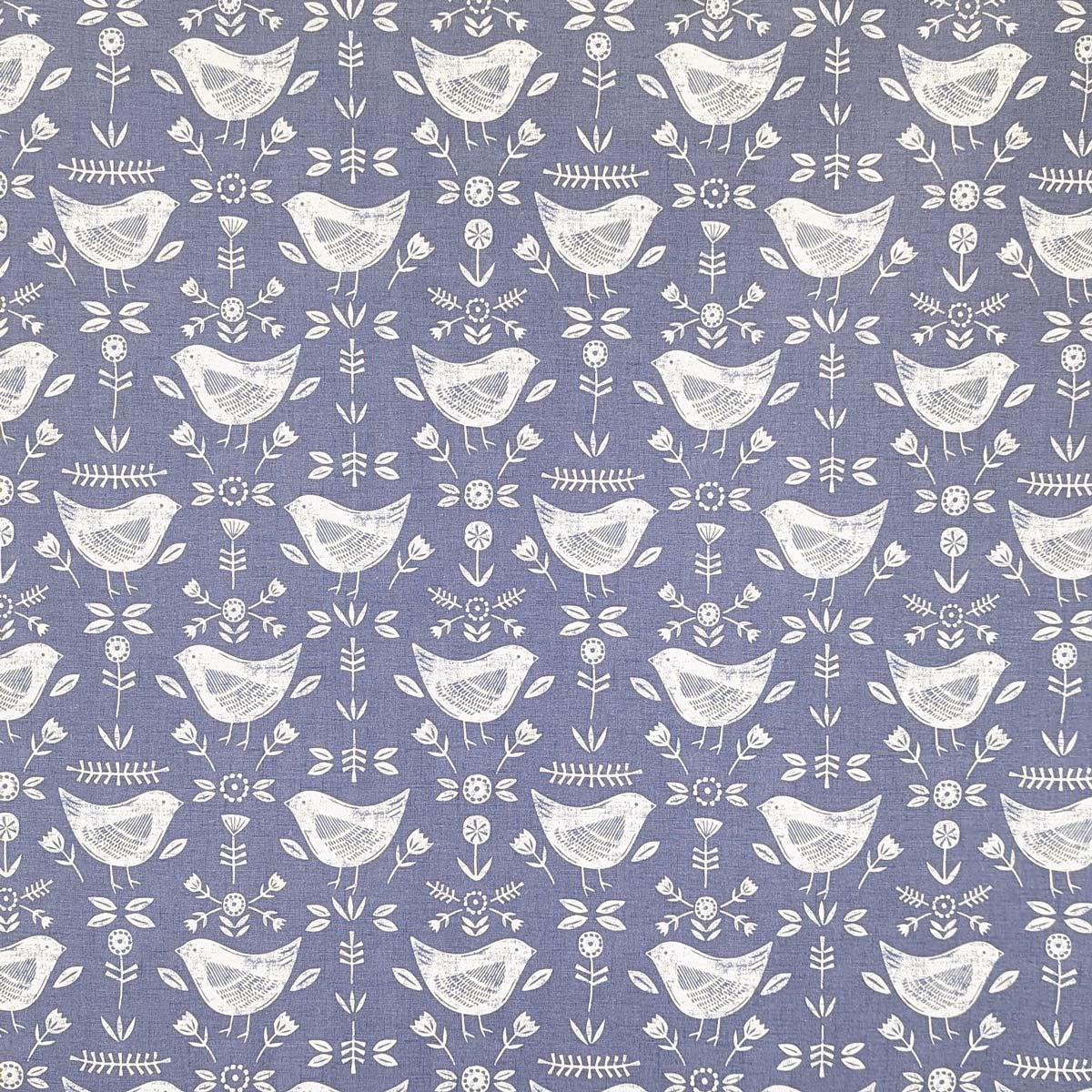 Narvik Blue Made To Measure Curtains by Style Furnishings