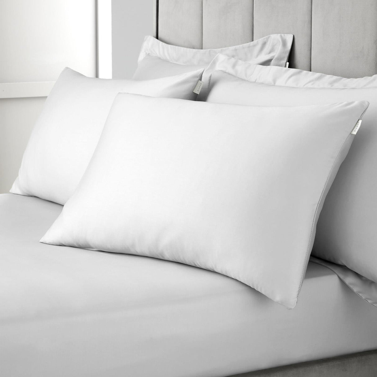 400 Thread Count Cotton Sateen Fitted Sheet 36cm Deep by Bianca