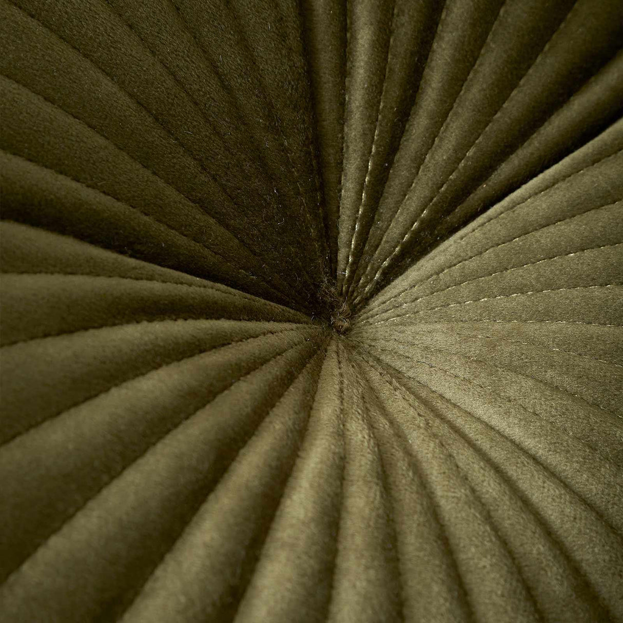 Catherine Lansfield Pleated Round Button Filled Cushion 15