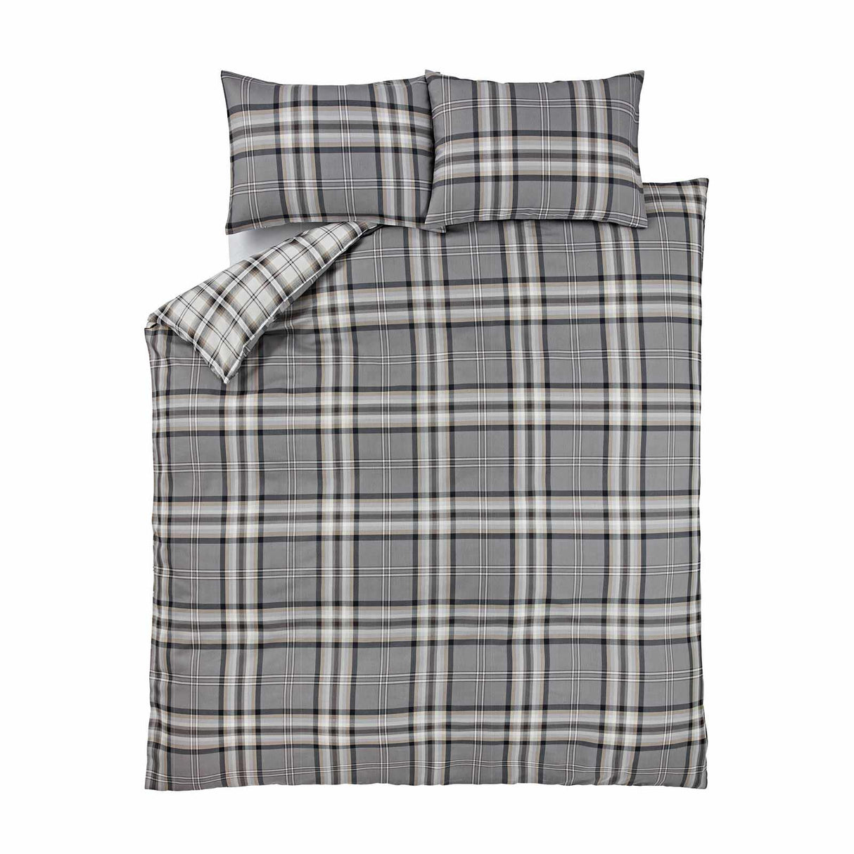 Kelso Check Duvet Cover Set by Catherine Lansfield
