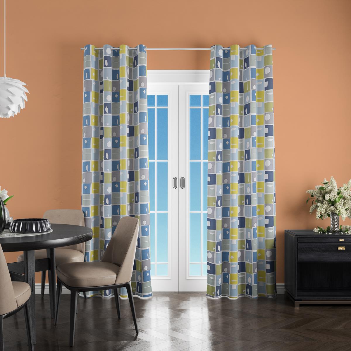 Bonnie Bluebell Made To Measure Curtains by Style Furnishings