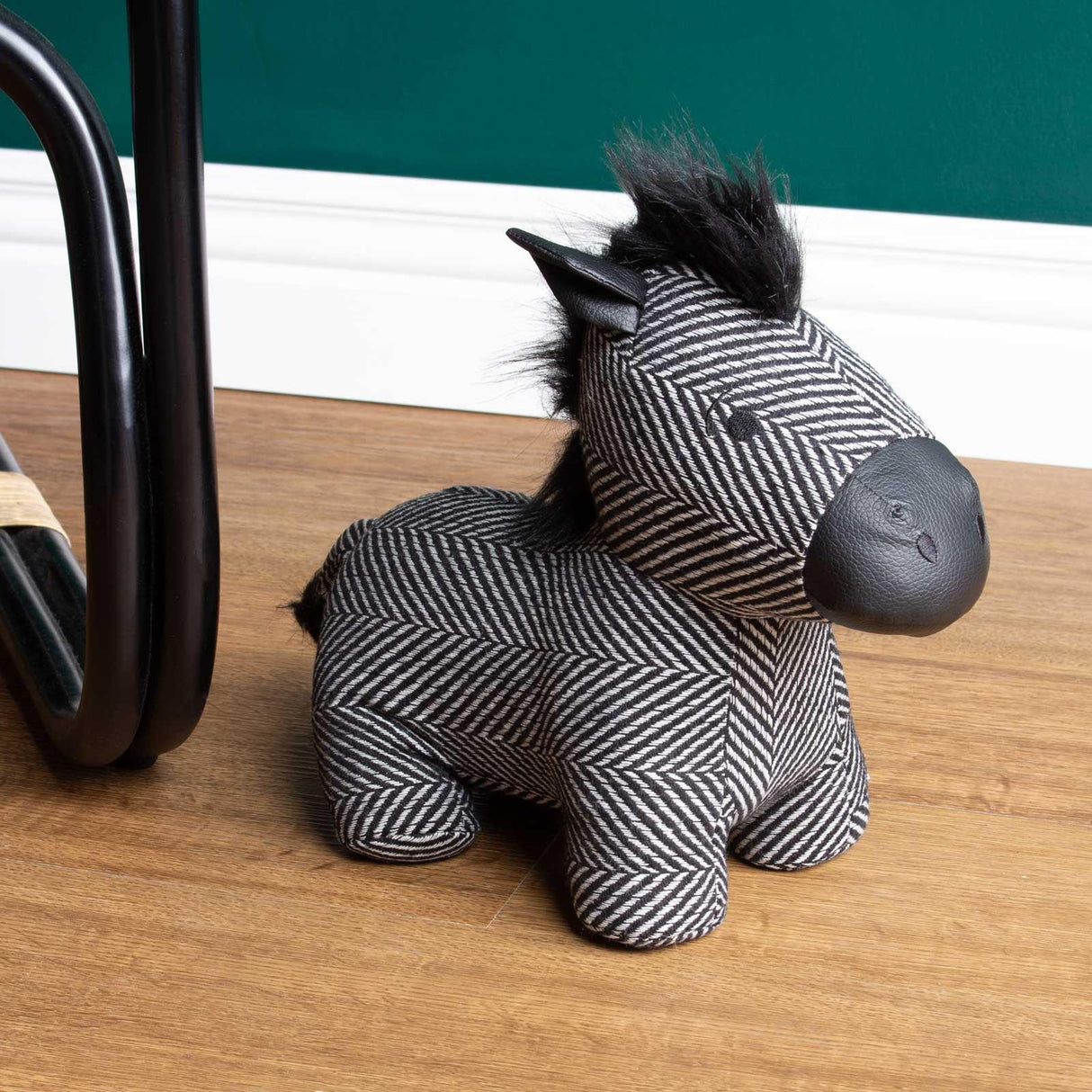Zebra Jacquard Doorstop by Paoletti