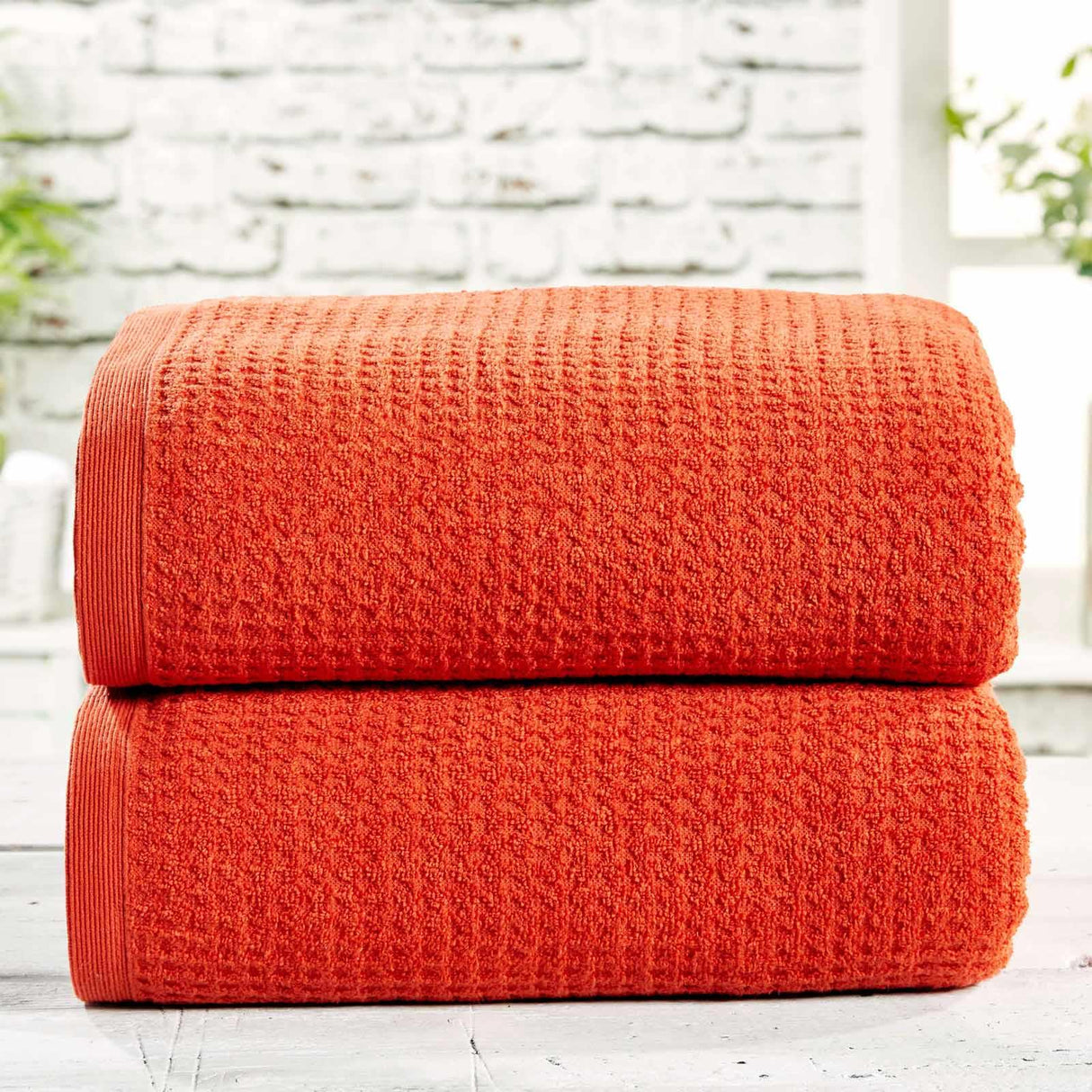 Waffle 450gsm Towel Bale Collection by Rapport Home