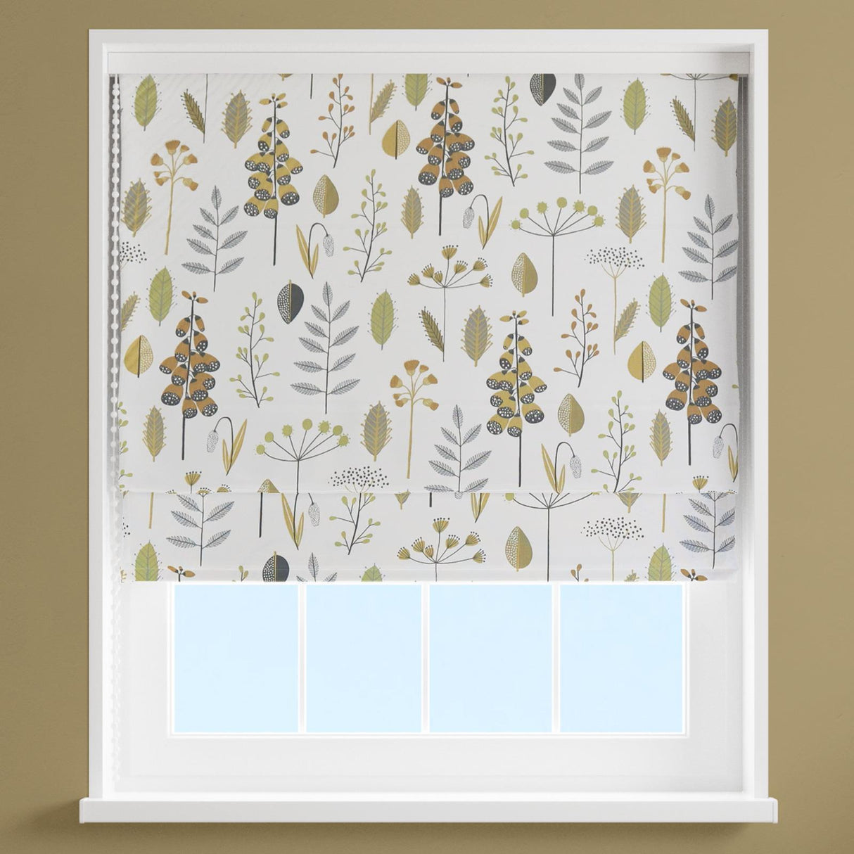 Amala Saffron Made To Measure Roman Blind by Style Furnishings