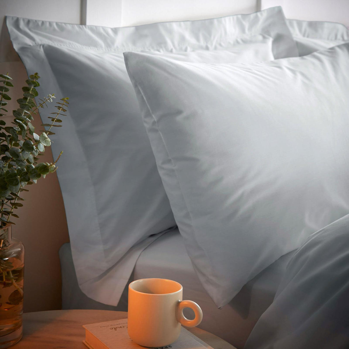 Temperature Controlling TENCEL™ Silver Duvet Cover Set