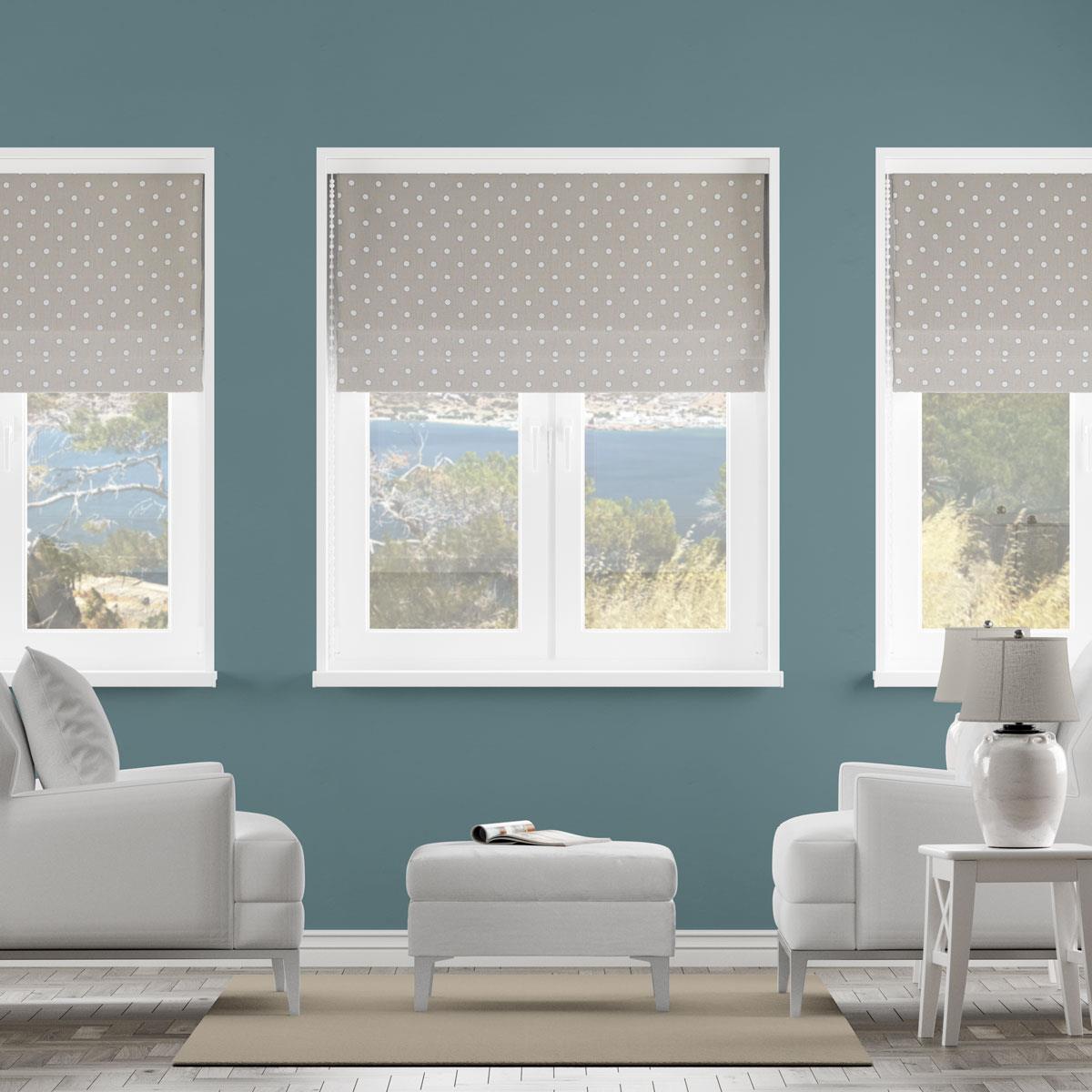 Full Stop Donkey Made To Measure Roman Blind by Style Furnishings