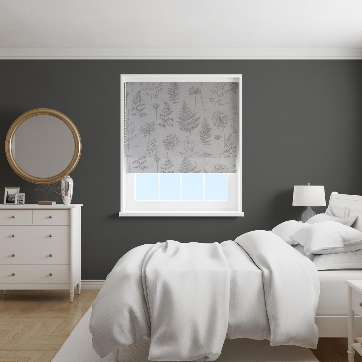 Chervil Mist Made To Measure Roman Blind by Style Furnishings