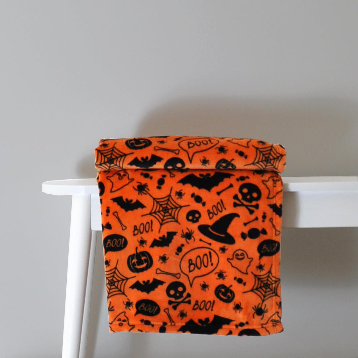 Boo! Fleece Throw 120cm x 150cm by Bedlam