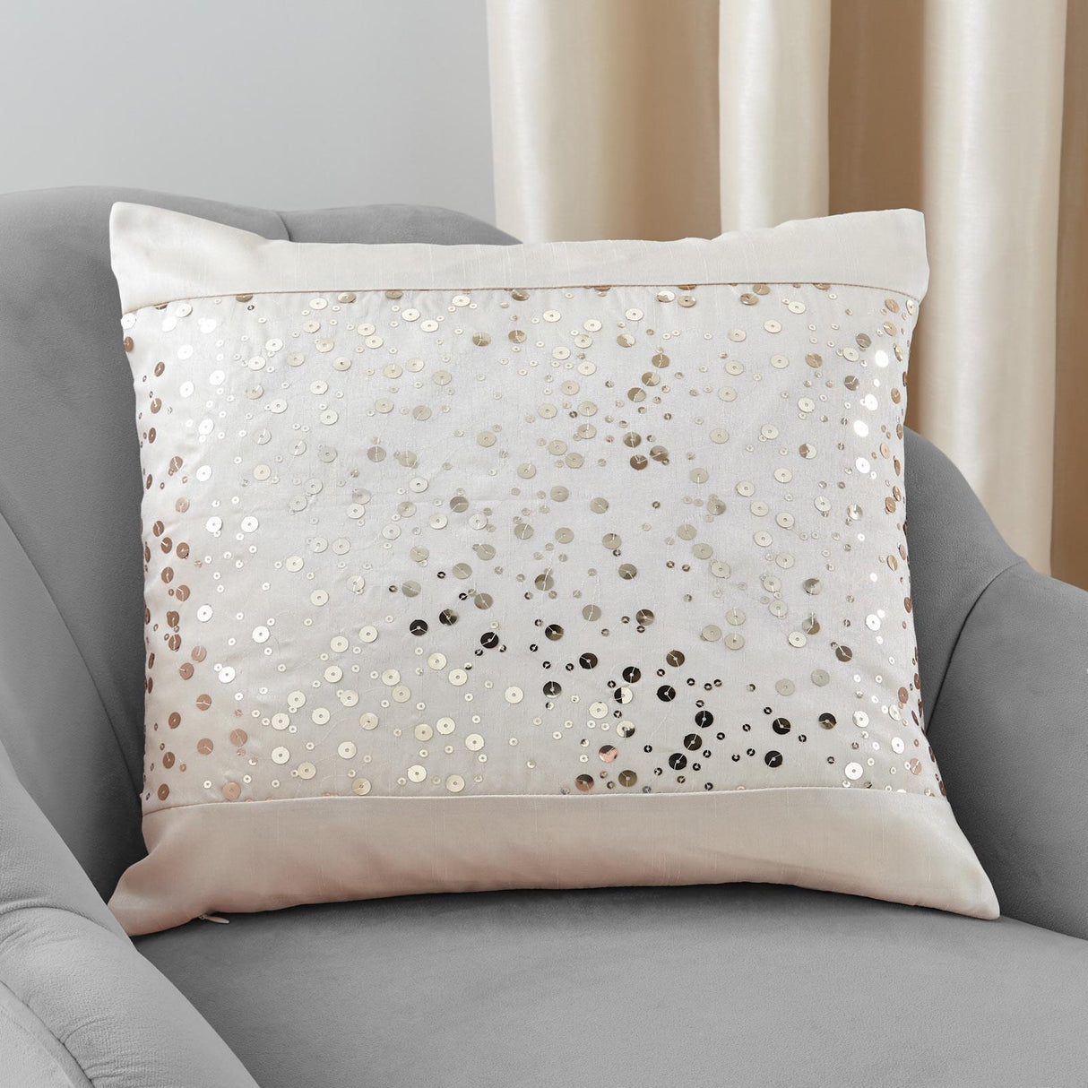 Catherine Lansfield Glitzy Cushion Cover 43cm x 43cm 4