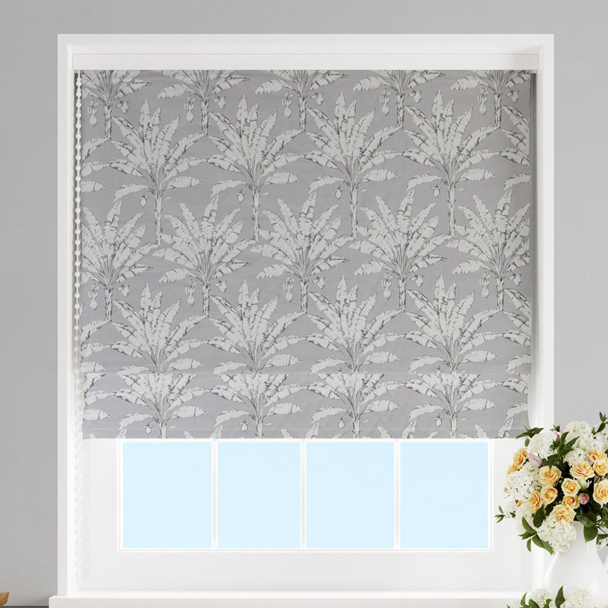 Palm House Putty Made To Measure Roman Blind by Style Furnishings