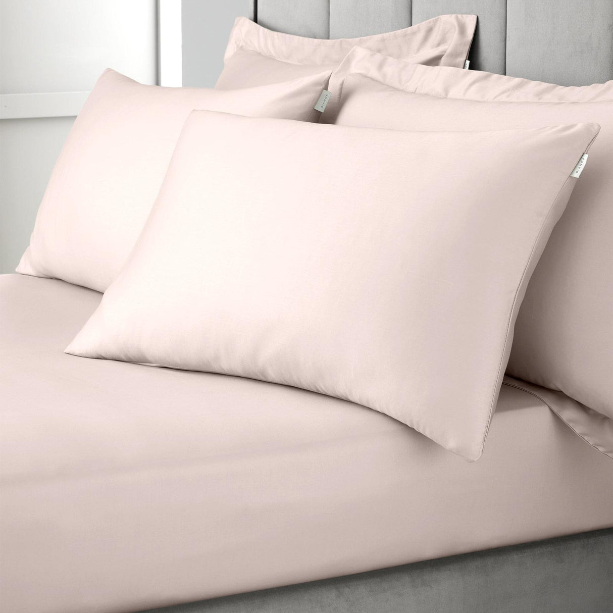 400 Thread Count Cotton Sateen Oxford and Standard Pillowcases by Bianca