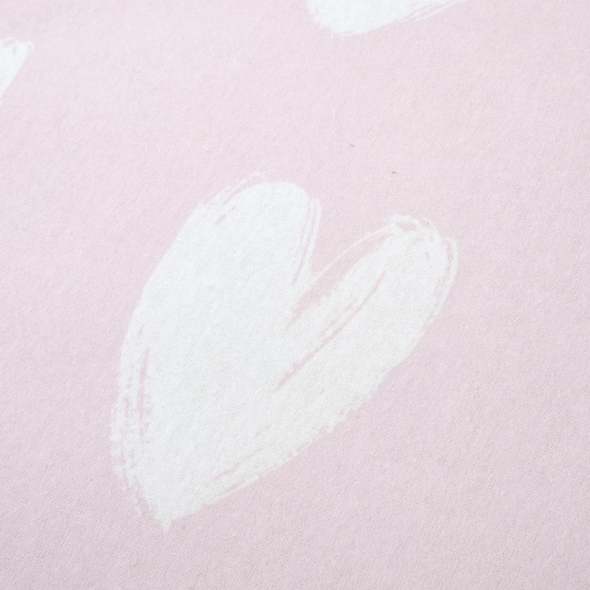 Brushed Hearts Fitted Sheet by Catherine Lansfield