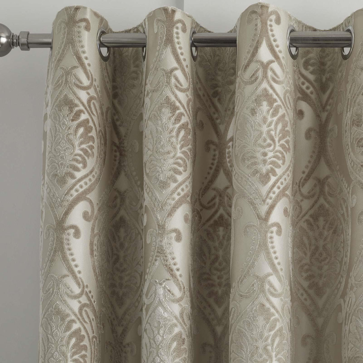 Chateau Jacquard Eyelet Curtains by Curtina