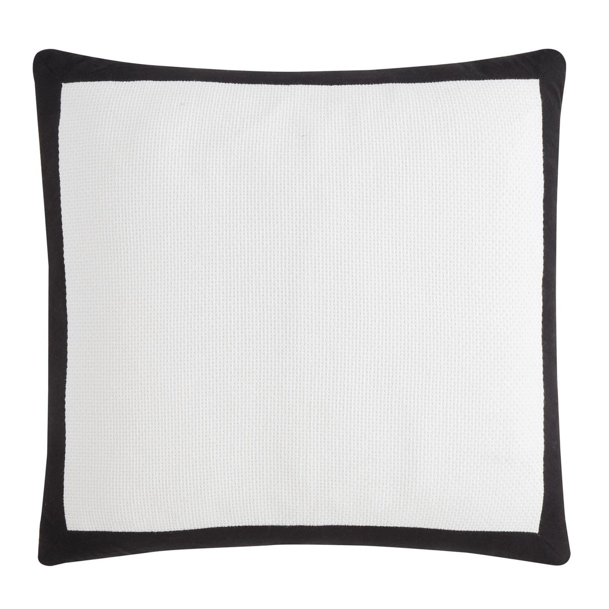 Style Sisters Monochrome Waffle Filled Cushion 2