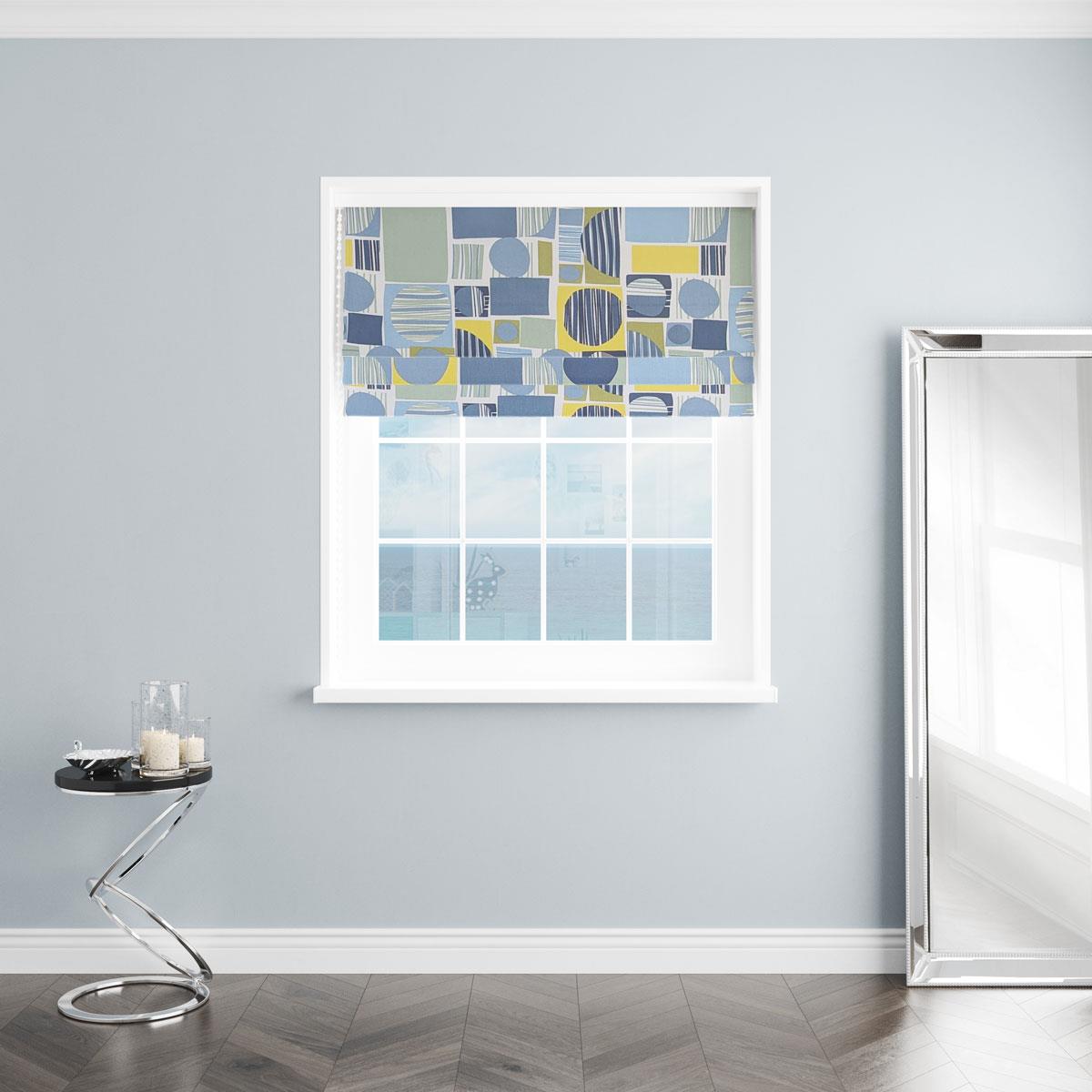 Carrie Bluebell Made To Measure Roman Blind by Style Furnishings