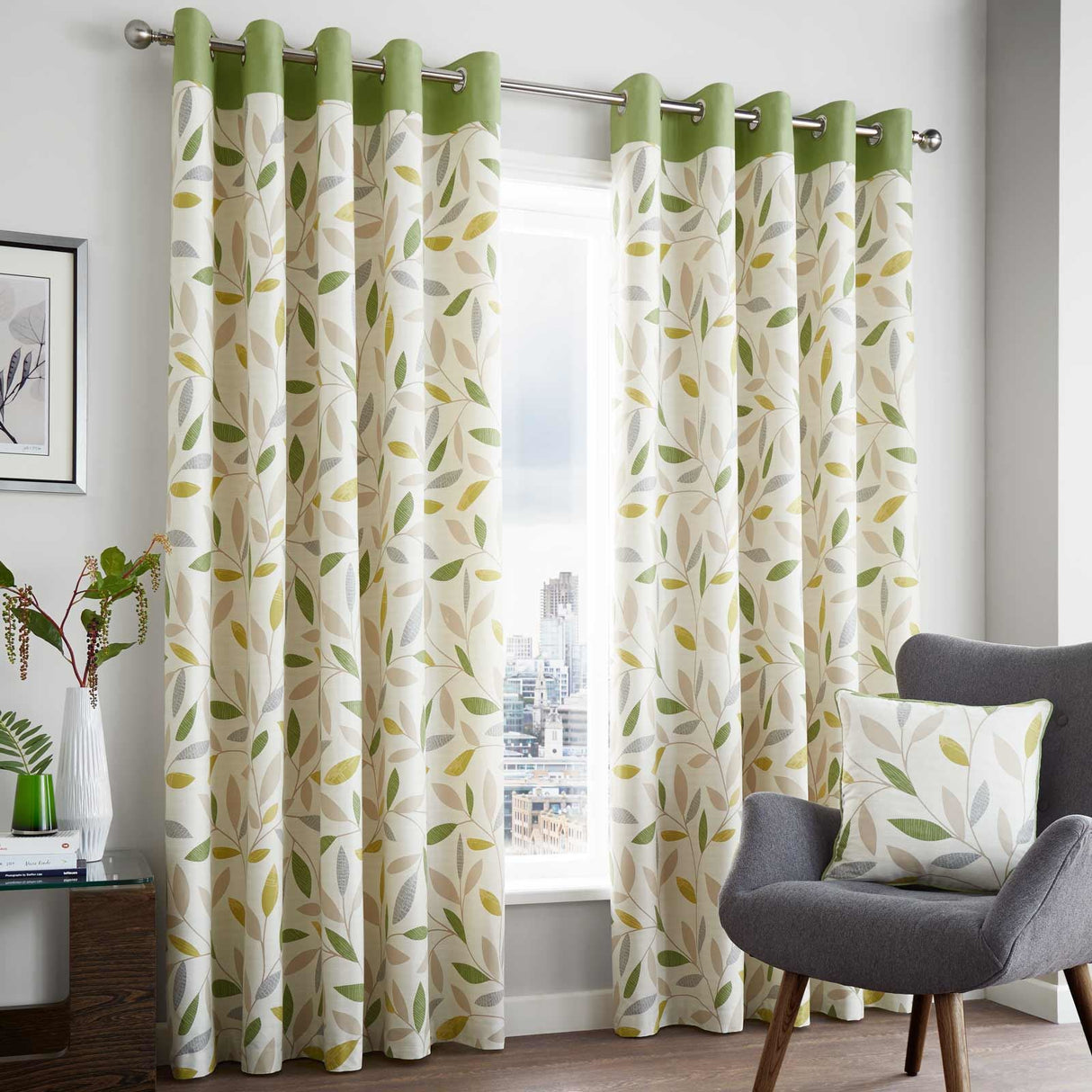 Beechwood Eyelet Curtains by Fusion