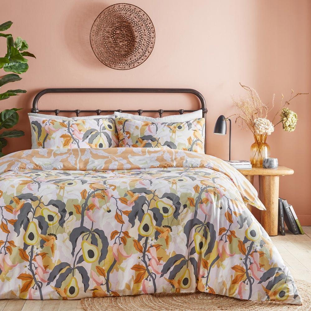 Huerta Tropical Mango Duvet Cover Set