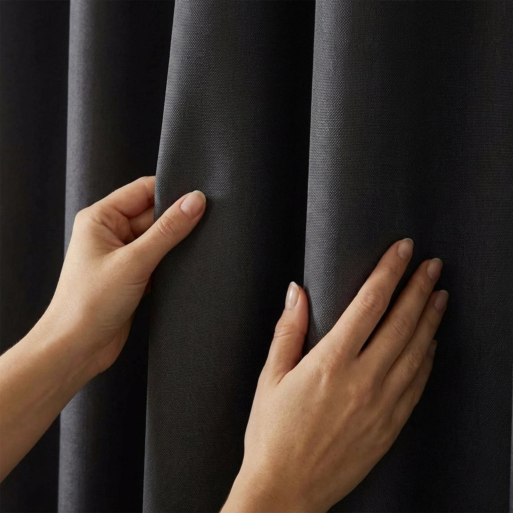 Elise Blackout Room Darkening Eyelet Curtains 12