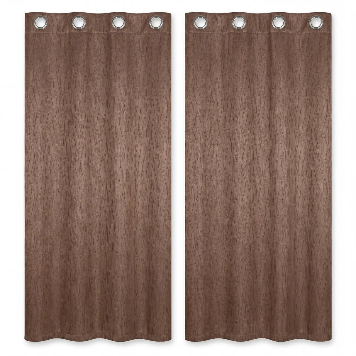 Goodwood Thermal Blockout Eyelet Curtains - Bronze image 4