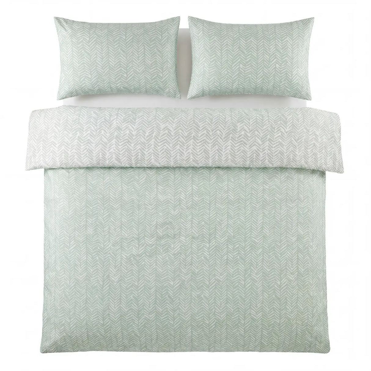 So Soft Helston Duvet Cover Set - Duck Egg image 4