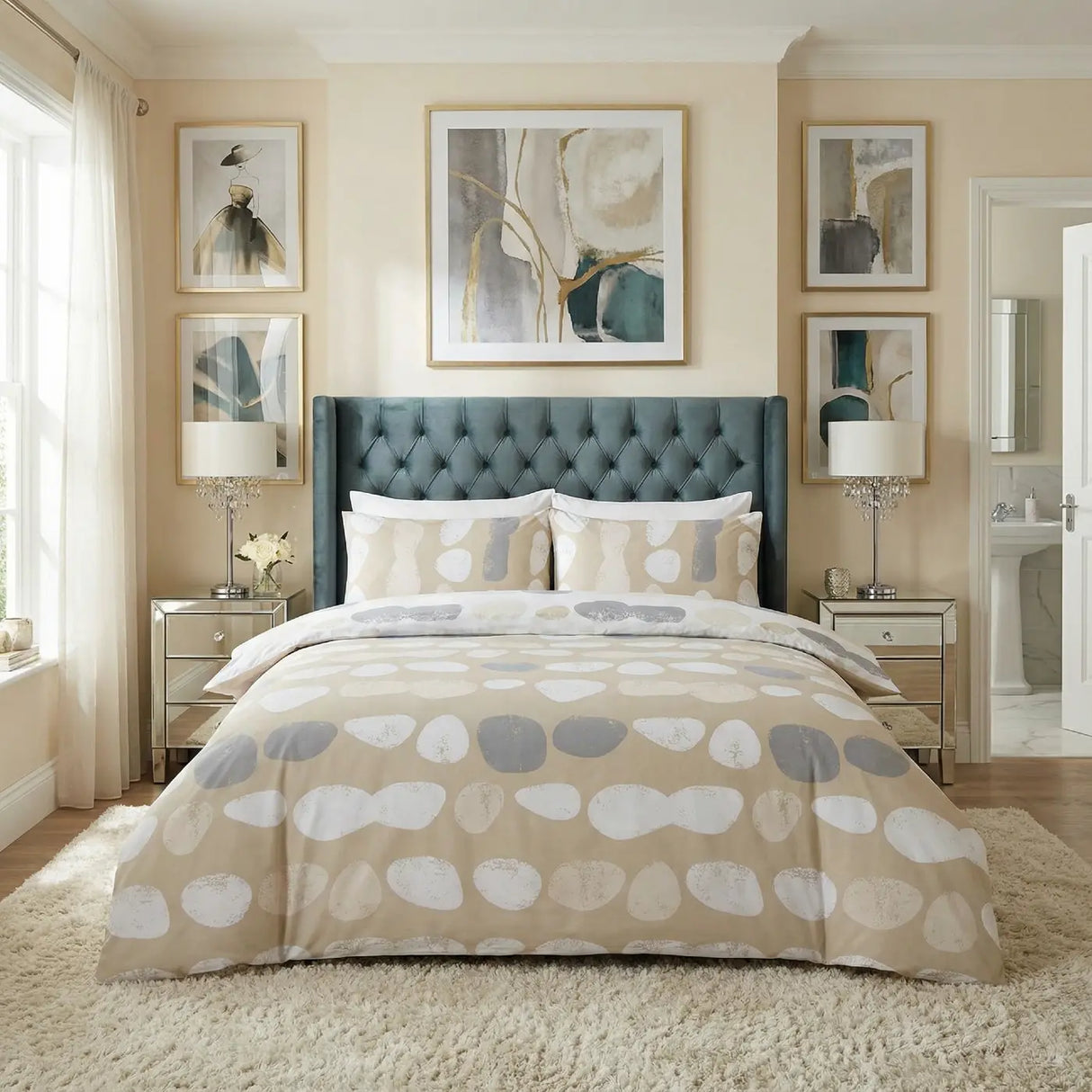 So Soft Truro Duvet Cover Set - Natural