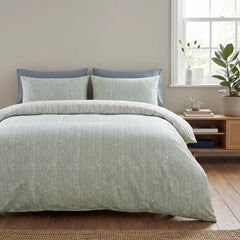 So Soft Helston Duck Egg Duvet Cover Bedding Set