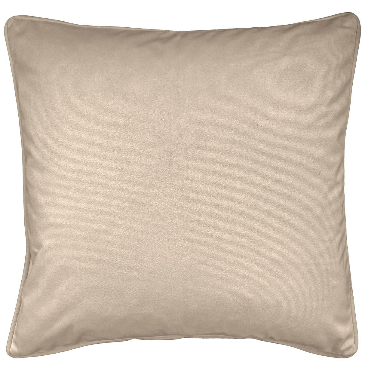Oxford Velvet Cushion Cover Cream 22" x 22" (55cm x 55cm) by Enhanced Living 2