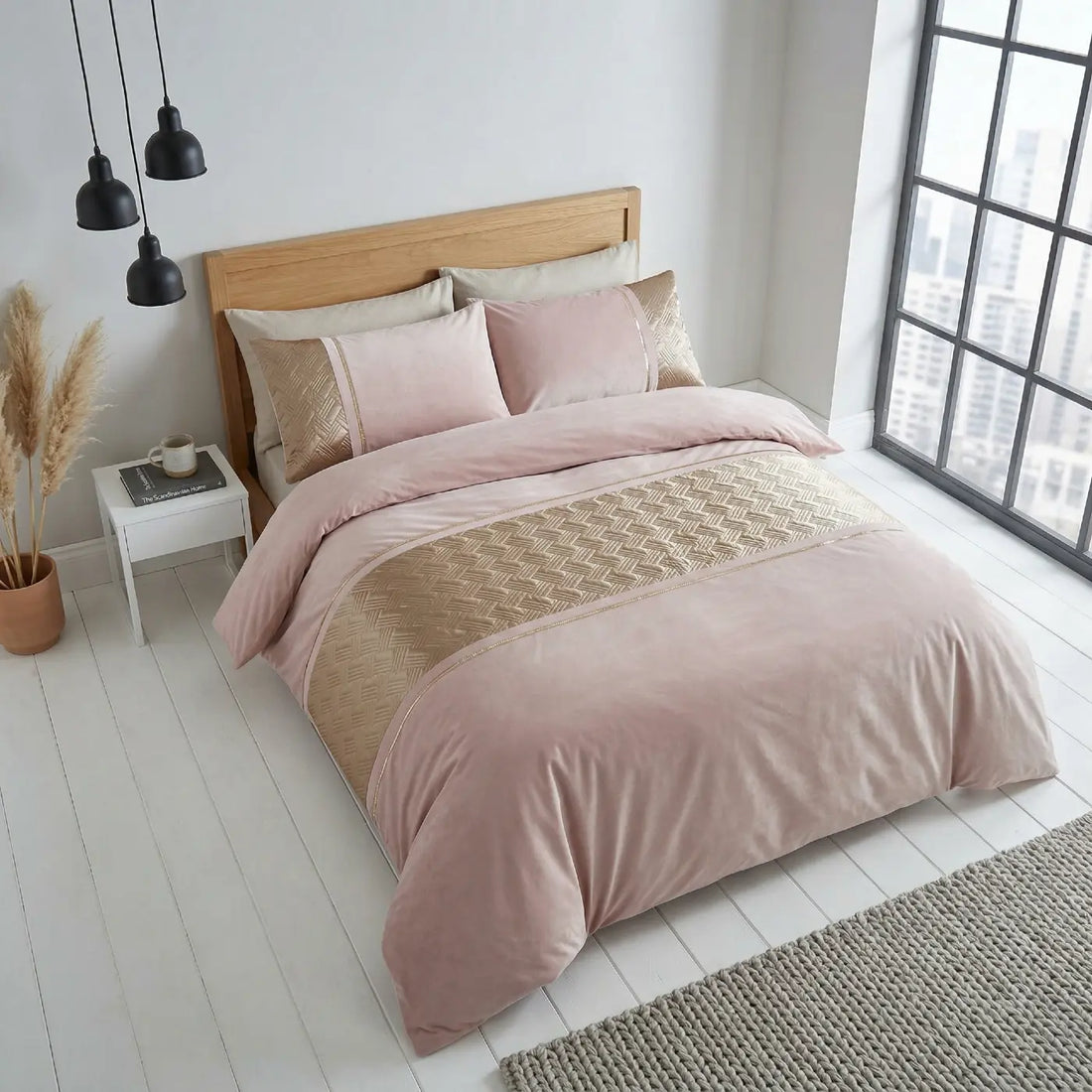 Capri Blush Duvet Cover Bedding Set
