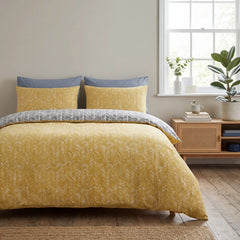 So Soft Helston Ochre Duvet Cover Bedding Set