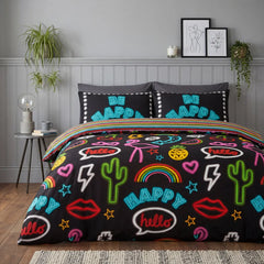 Be Happy Duvet Cover Set