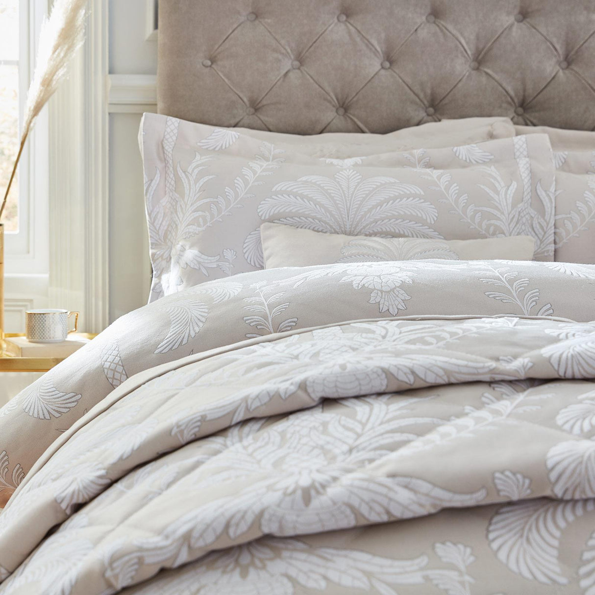 Avalon Jacquard Quilted Bedspread by Hyperion Interiors