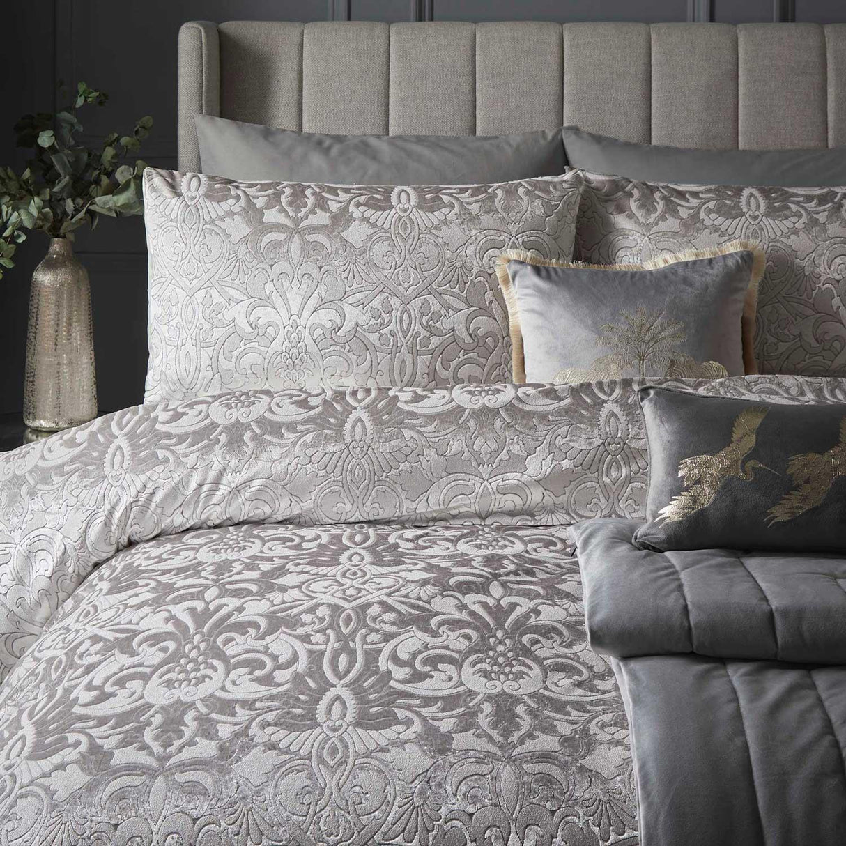 Firenza Velvet Duvet Cover Set by Laurence Llewelyn-Bowen