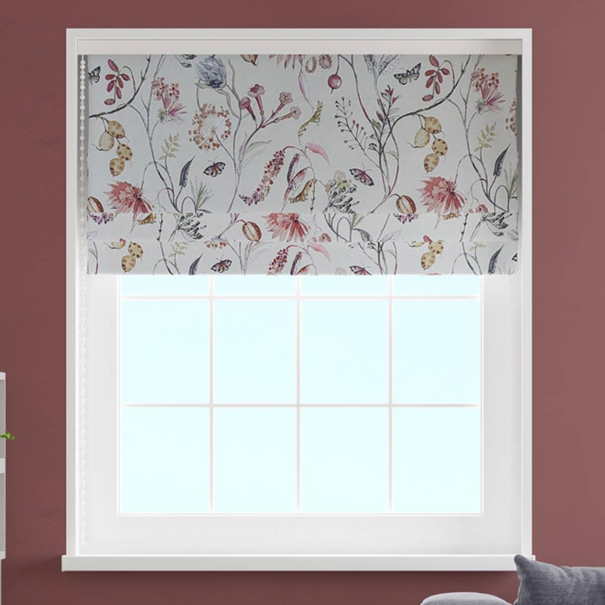 Grove Rosemist Made To Measure Roman Blind by Style Furnishings