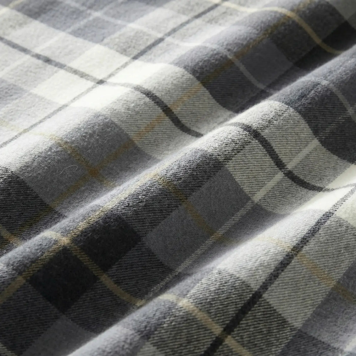 Lomond Check Flannelette Duvet Cover Set - Blue image 4