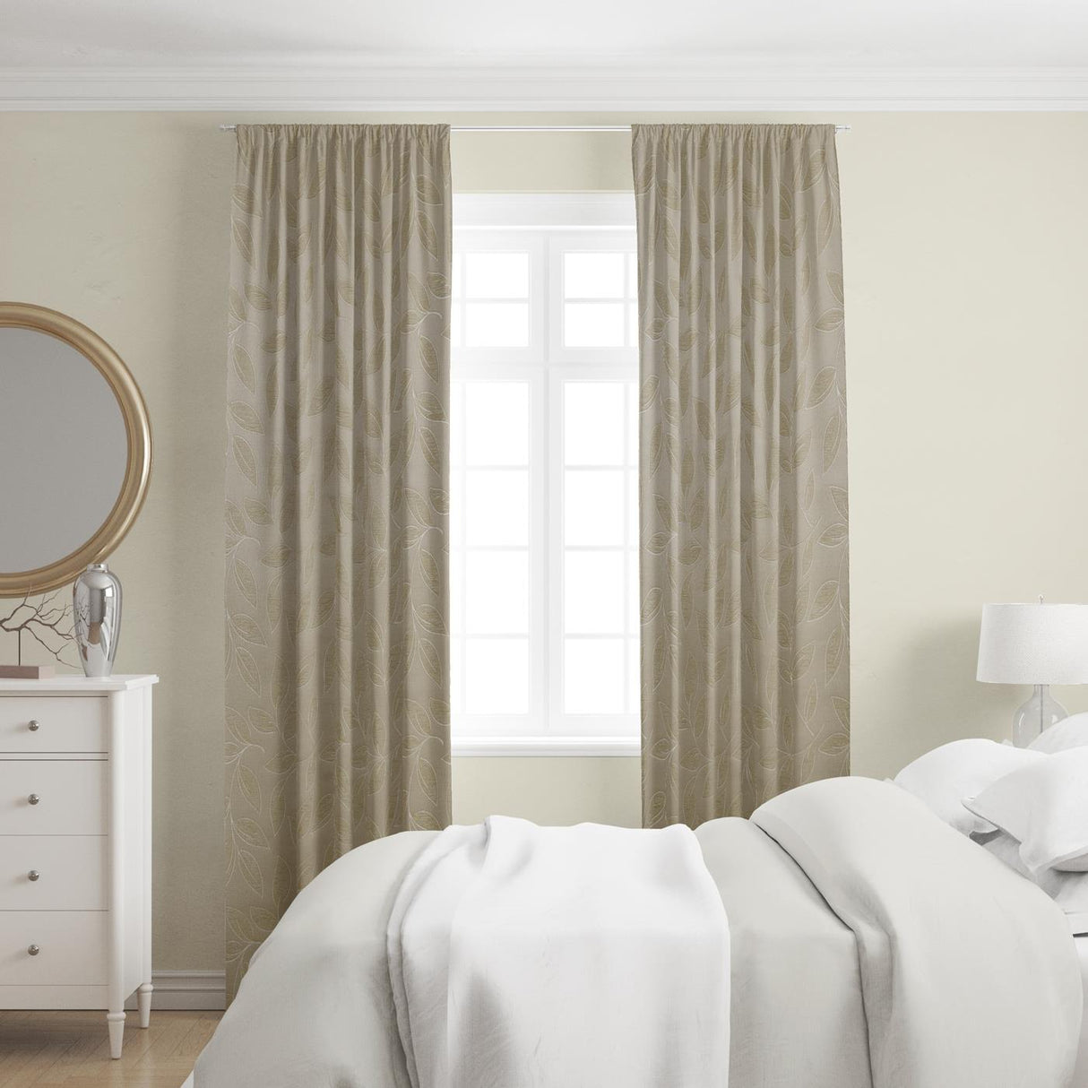 Paros Gold Made To Measure Curtains by Style Furnishings