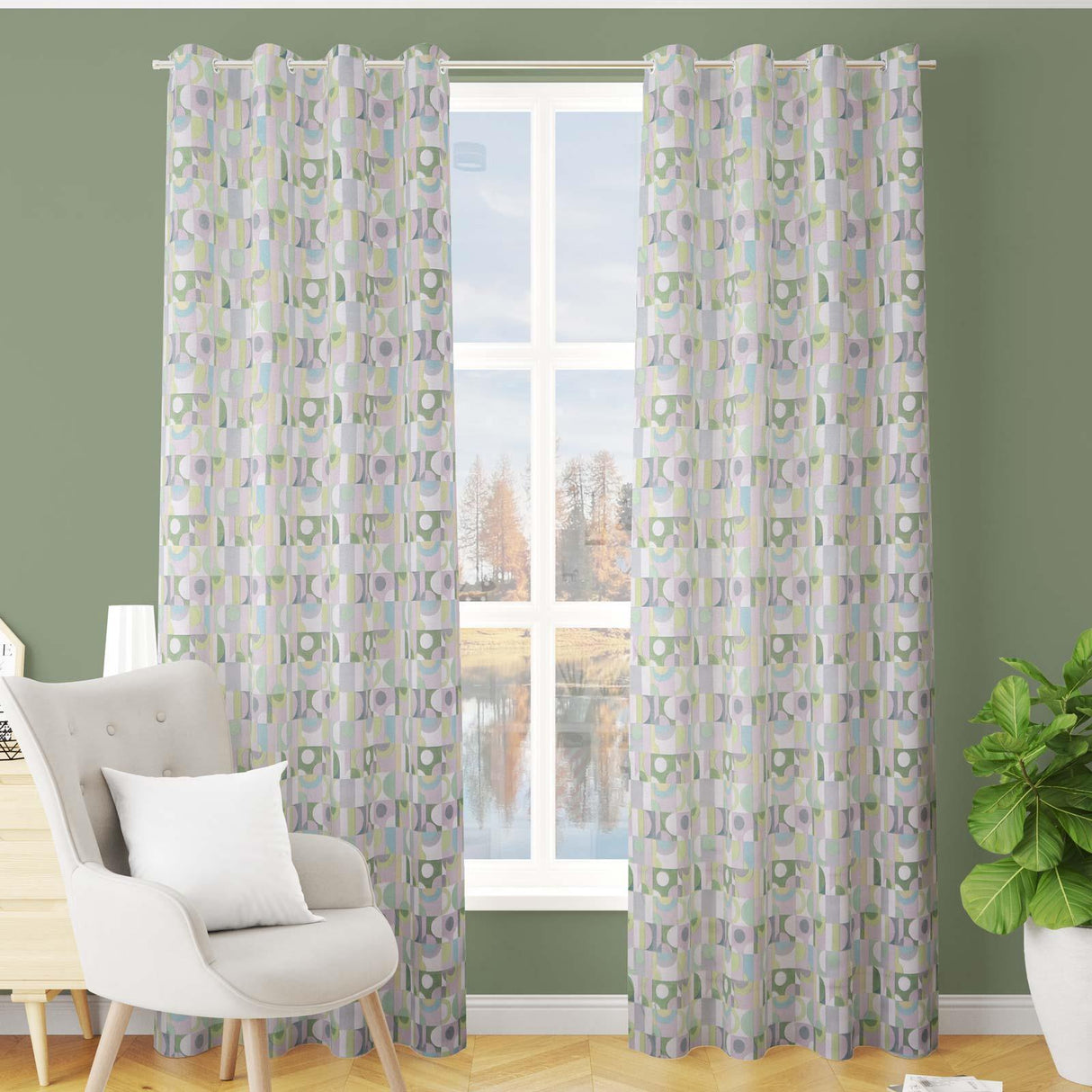 Napoli Blush Made To Measure Curtains by Style Furnishings