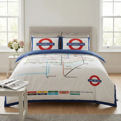 TFL London Underground Polycotton Duvet Cover Set