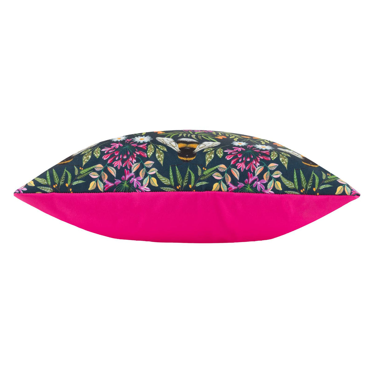 House of Bloom Zinnia Bee Outdoor Cushion Cover by Wylder 4