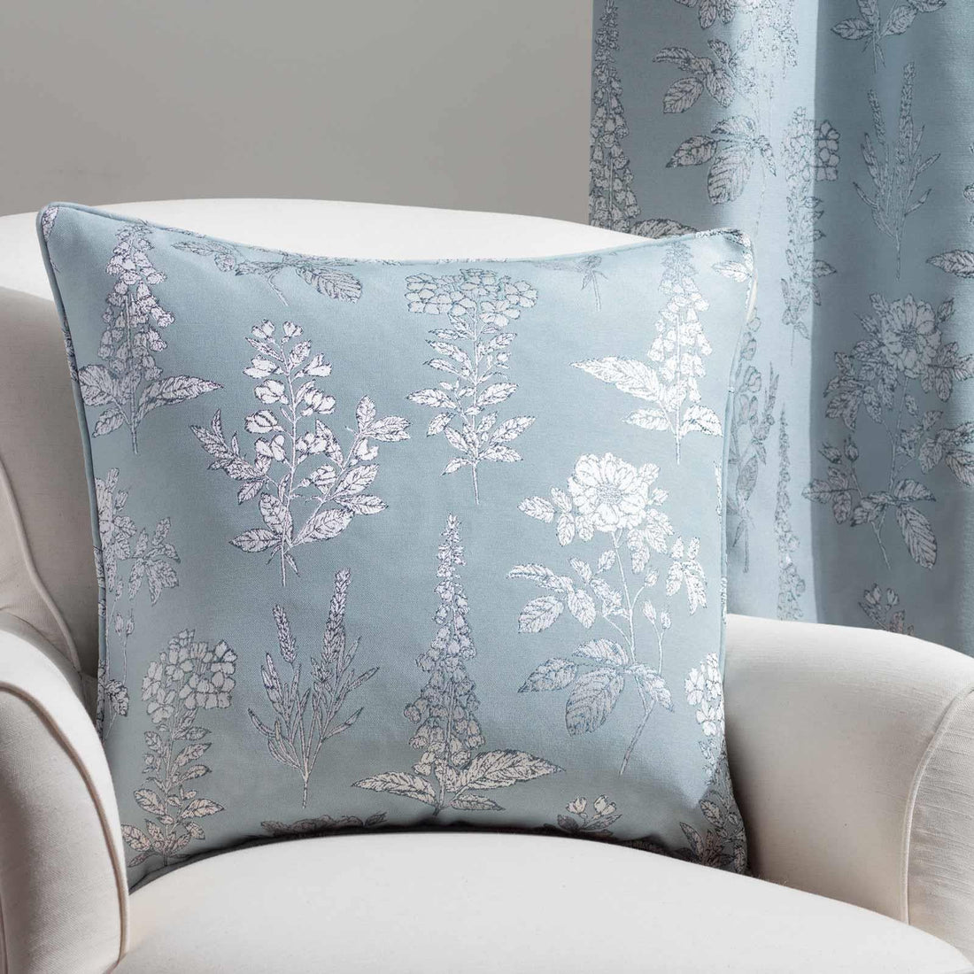 Sophia Blue Cushion Cover 50cm x 50cm