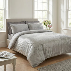 Tiffany Silver Duvet Cover Bedding Set