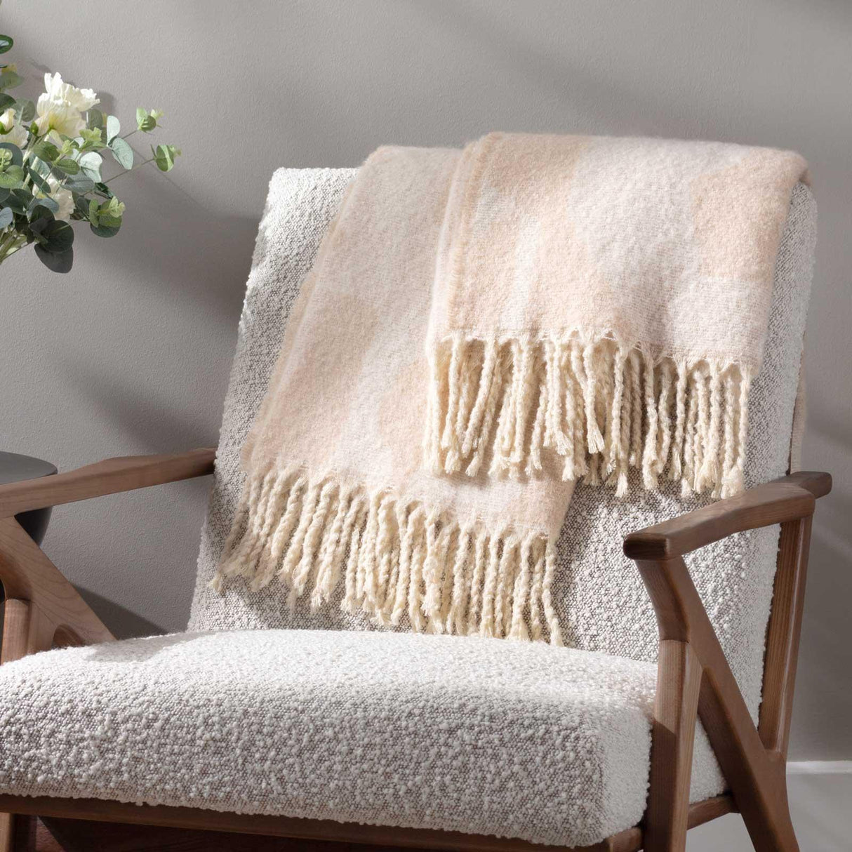 Meta Abstract Throw Blanket 130cm x 180cm by Wylder