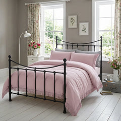 Tia Trellis Blush Duvet Cover Bedding Set