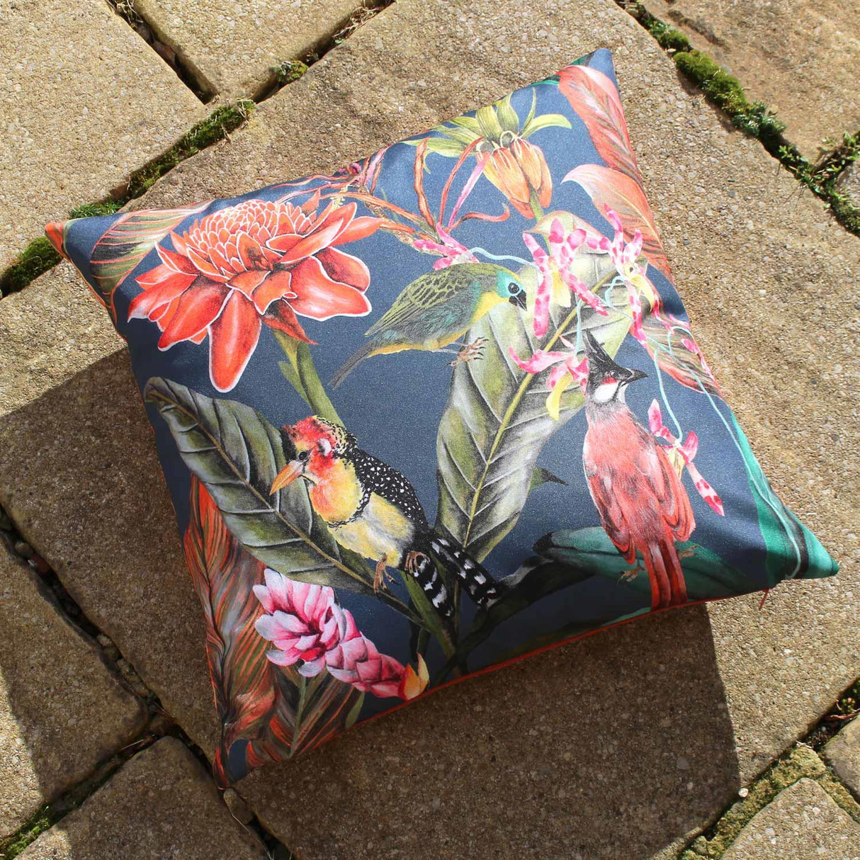 Exotics Outdoor Cushion Cover 17" x 17" by Evans Lichfield