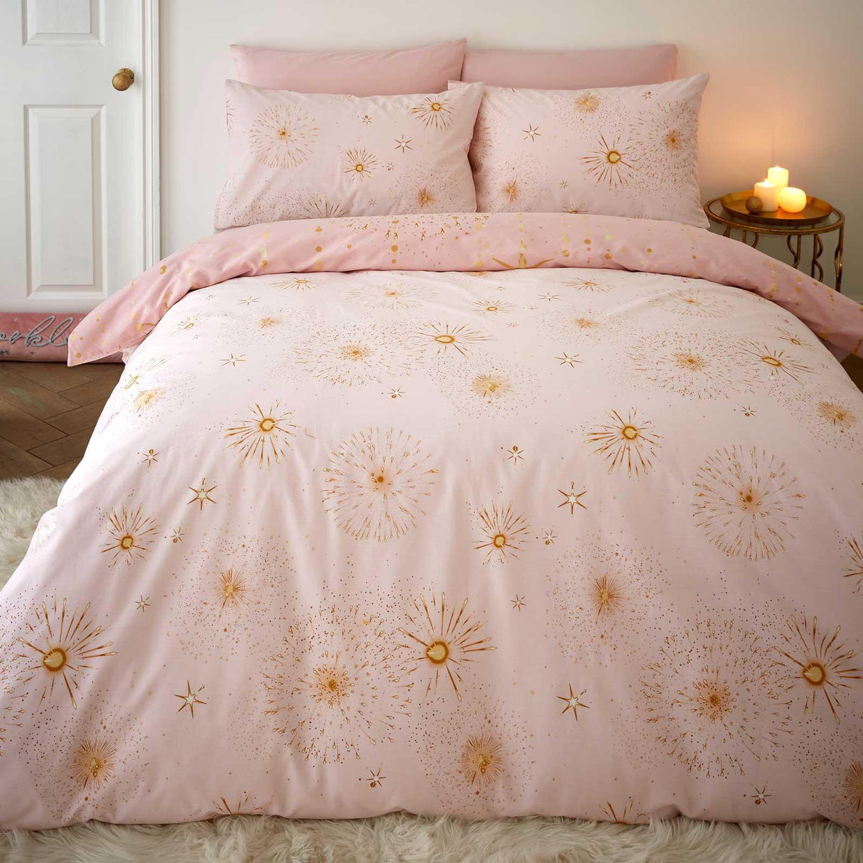 Christmas Sparkle Duvet Cover Set by Catherine Lansfield